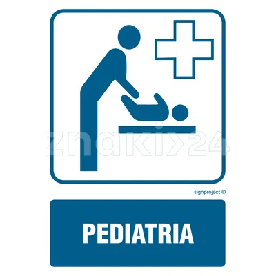 Pediatria - Znak informacyjny - RF008