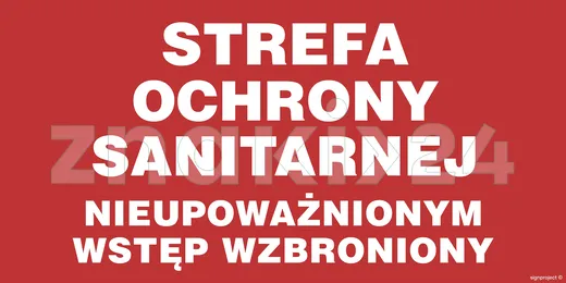 Strefa ochrony sanitarnej. Nieupoważnionym wstęp wzbroniony - Gazociągi - JD034