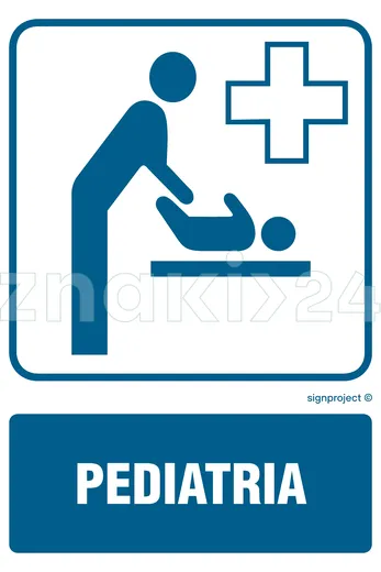 Pediatria - Znak informacyjny - RF008