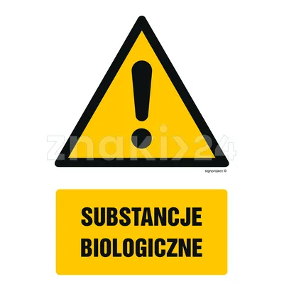 Substancje biologiczne - Znak BHP - GF047