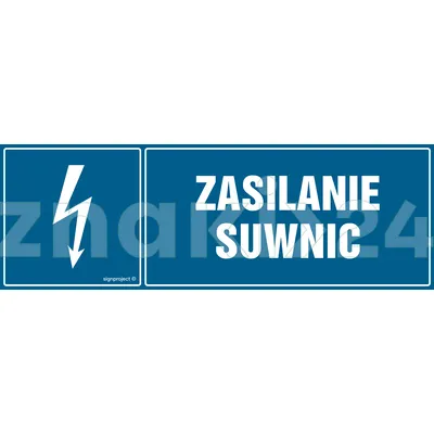 Zasilanie suwnic - Znak elektryczny - HH045