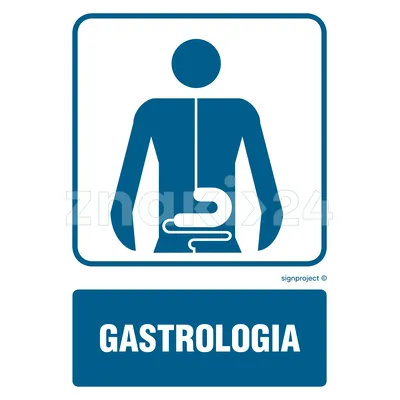 Gastrologia - Znak informacyjny - RF014