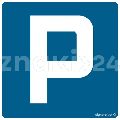 Parking - Znak informacyjny PVC - SA017