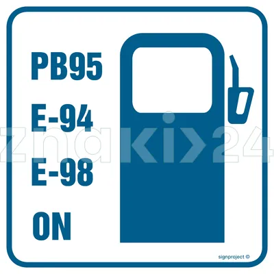 Stacja benzynowa 2 - Znak informacyjny - RA062
