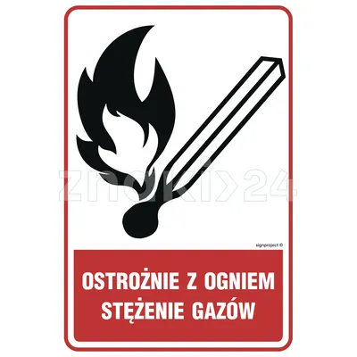 Ostrożnie z ogniem - stężenie gazów - Gazociągi - JD003