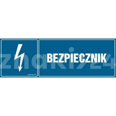 Bezpiecznik - Znak elektryczny - HH011