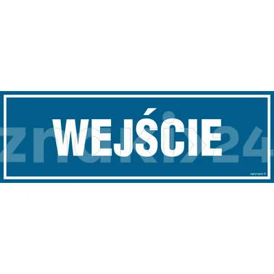 Wejście - Znak informacyjny - PA021