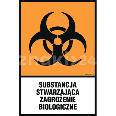 Substancja stwarzająca zagrożenie biologiczne - Oznakowanie substancji chemicznych - LB009