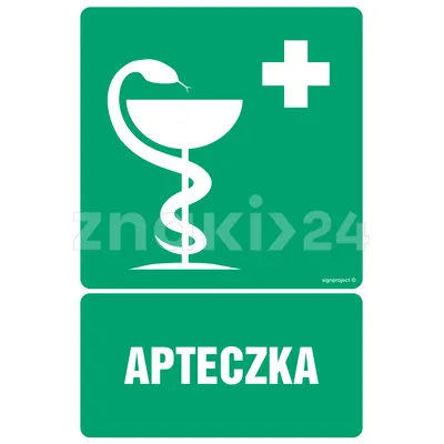 Apteczka pierwszej pomocy - Znak BHP - GI008