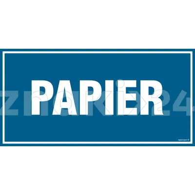 Papier - Znak informacyjny - PA559