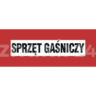 Sprzęt gaśniczy - Znak przeciwpożarowy - BC113