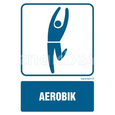 Aerobik - Znak informacyjny - RD016