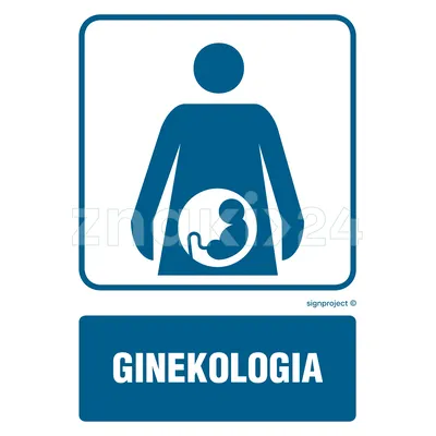 Ginekologia - Znak informacyjny - RF019