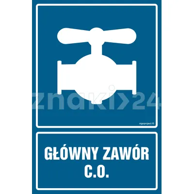 Główny zawór c.o - Gazociągi - JD007