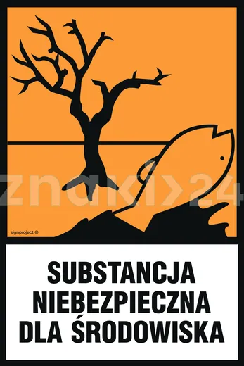 Substancja niebezpieczna dla środowiska - Oznakowanie substancji chemicznych - LB010