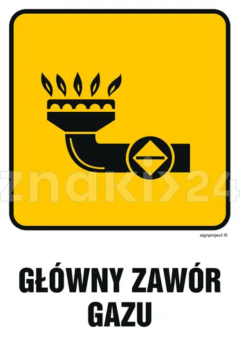 Główny zawór gazu 1 - Gazociągi - JD001