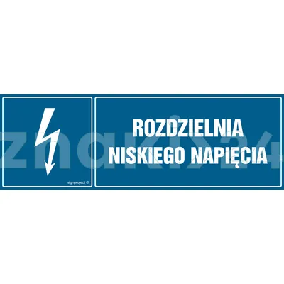 Rozdzielnia niskiego napięcia - Znak elektryczny - HH033