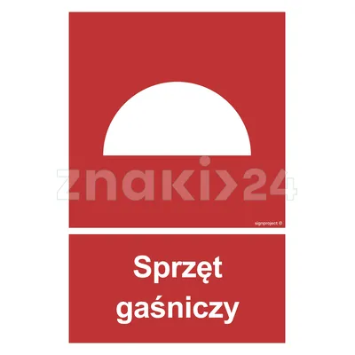 Sprzęt gaśniczy - Znak przeciwpożarowy - BC005