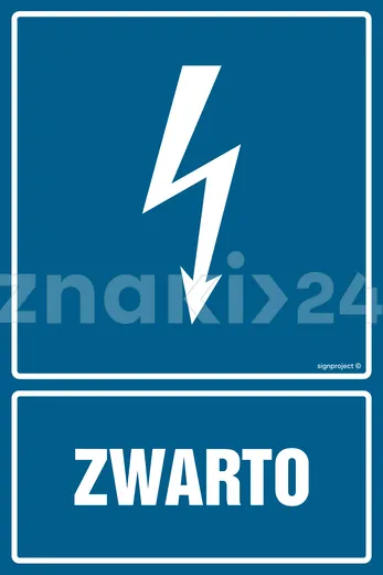 Zwarto - Znak elektryczny - HG004