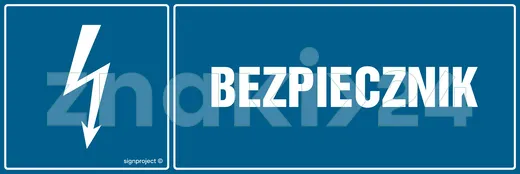 Bezpiecznik - Znak elektryczny - HH011