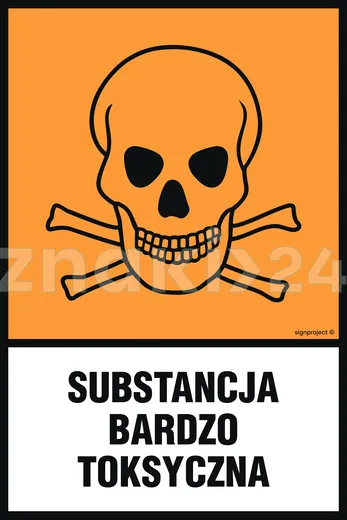 Substancja bardzo toksyczna - Oznakowanie substancji chemicznych - LB011