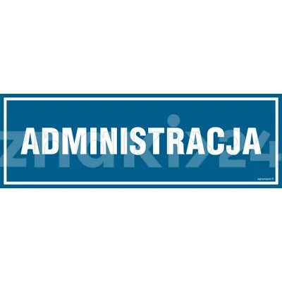 Administracja - Znak informacyjny - PA114