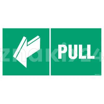 Pull - Znak ewakuacyjny - AC033