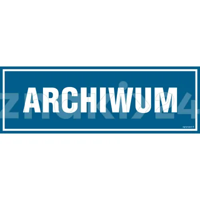 Archiwum - Znak informacyjny - PA019