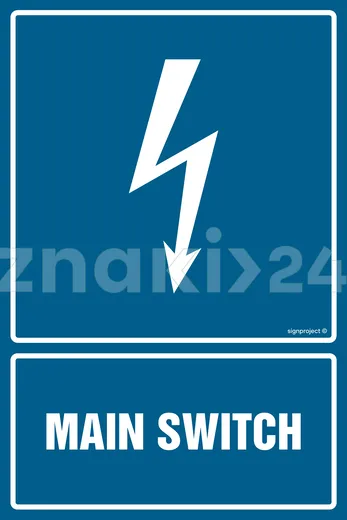 Main switch - Znak elektryczny - HG056