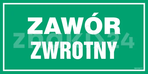 Zawór zwrotny - Gazociągi - JD025