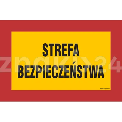 Strefa bezpieczeństwa - Tablica wojskowa - JE006