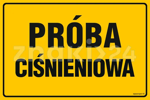 Próba ciśnieniowa - Gazociągi - JD014