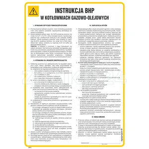 Instrukcja BHP w kotłowniach olejowo-gazowych - Instrukcja BHP - IAF21