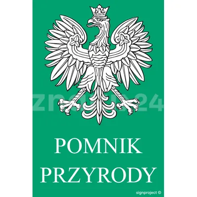 Pomnik przyrody - Tablica leśna - OB016