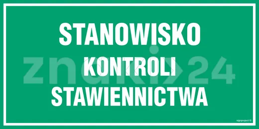 Stanowisko kontroli stawiennictwa - Tablica wojskowa - JE017