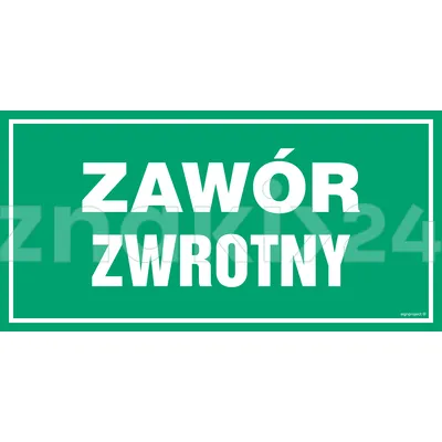 Zawór zwrotny - Gazociągi - JD025