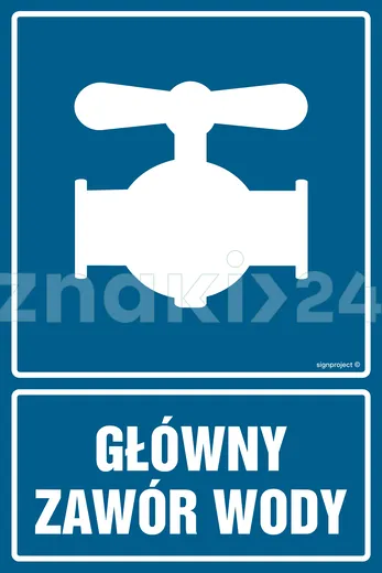 Główny zawór wody - Gazociągi - JD043