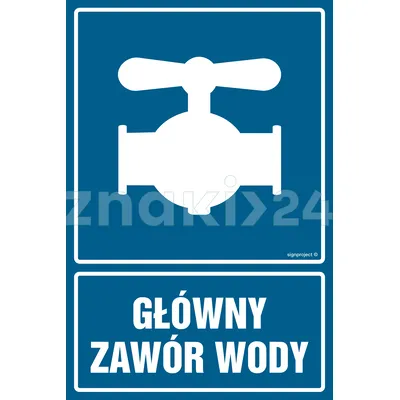 Główny zawór wody - Gazociągi - JD043