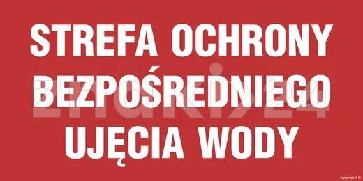 Strefa ochrony bezpośredniego ujęcia wody - Gazociągi - JD032