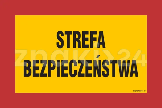 Strefa bezpieczeństwa - Tablica wojskowa - JE006