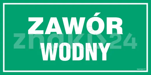 Zawór wodny - Gazociągi - JD027