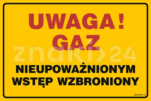 Uwaga! Gaz - nieupoważnionym wstęp wzbroniony - Gazociągi - JD021