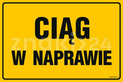 Ciąg w naprawie - Gazociągi - JD011