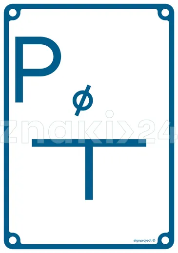 Tablica orientacyjna punktu pomiarowego - Wodociągi - JB009