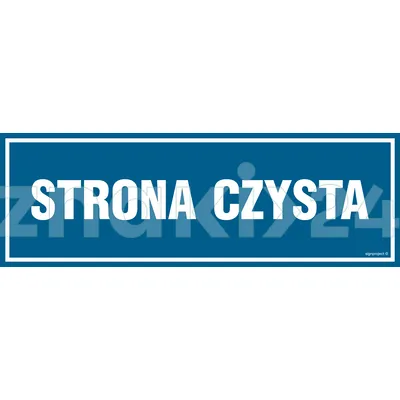 Strona czysta - Znak informacyjny - PA080