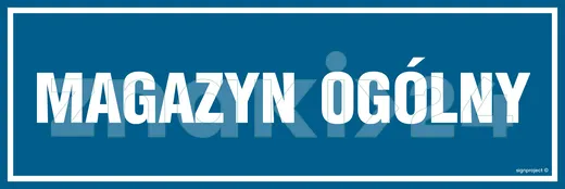 Magazyn ogólny - Znak informacyjny - PA352