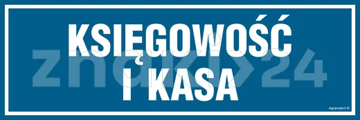 Księgowość i kasa - Znak informacyjny - PA122