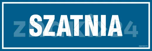 Szatnia - Znak informacyjny - PA007