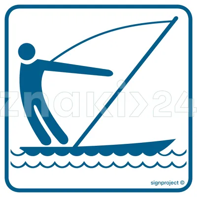 Windsurfing - Znak informacyjny - RC005