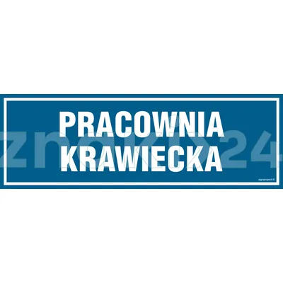 Pracownia krawiecka - Znak informacyjny - PA065